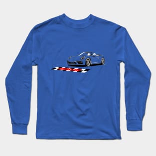 Color Wash 911 Finish Line Long Sleeve T-Shirt